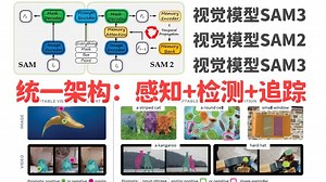 恐怖如斯，十分钟精讲最强图像分割模型SAM从原理到应用！视觉大模型SAM3 SAM2 SAM模型论文及源码精讲，统一架构：感知 检测 追踪，一套搞定！