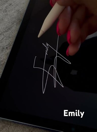 Signature Style”Emily”❤️🖊️Comment your name!