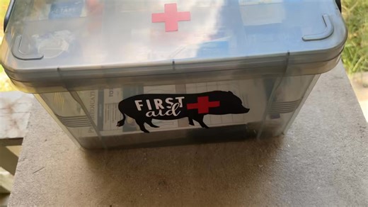 First Aid Kit up for raffle!! 100 pieces of essential items to get...