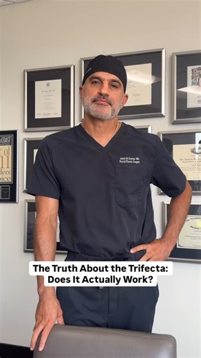 KaramMD on Instagram: "Can your skin still improve if you already have a solid routine and switch to the Trifecta? Yes! People who are dedicated to skincare say the Trifecta has a unique synergy, and that’s because the ingredients are formulated to boost each other, not just sit on the skin like random products. That’s why results continue to get better month over month, even if you start from a great baseline. And if you’re new to skincare altogether, you’ll typically see changes even faster, o