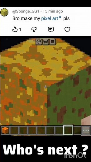 comment for making your pixart #minecraft #viral
