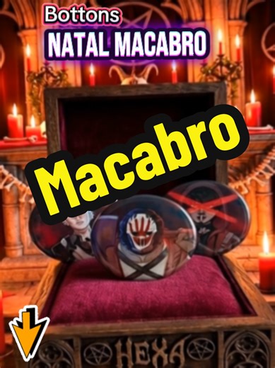 Bottons Colecionáveis Natal Macabro - Ordem Paranormal #ordemparanormal #fyp #tiktokshop #natalmacabro
