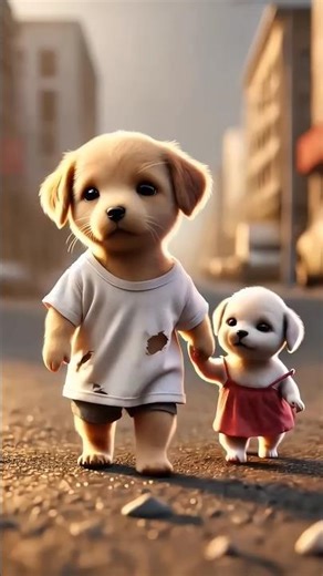 Two Puppies and Their Ice Cream Dream 🍦🐶✨ | Cutest Animated Story Ever!