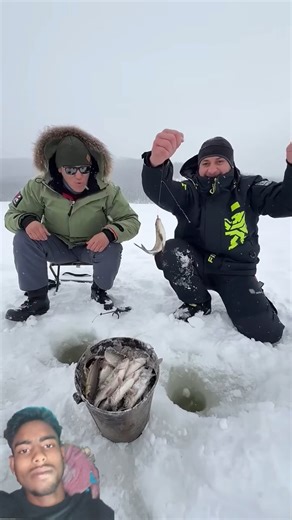 winter fishing 🎣🥶