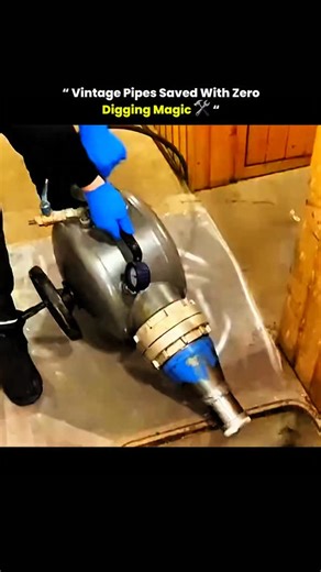 @solved_science on Instagram: "Pipe lining technology restores old, corroded pipes by inserting a resin-coated liner through the existing system, creating a seamless new pipe without excavation. This method reduces cost, prevents structural damage, and extends plumbing life for decades while avoiding major disruptions. Via : kenneth_kaas /tt #vintage #pipes #saved digging magic tech knowledge technology history usa innovation fyp viral didyouknow reels"