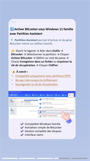 Activer BitLocker sur Windows 11 Famille : solution simple