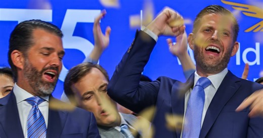 Trump’s Sons Launch Jaw-Dropping Bid to Cash in on Dad’s War