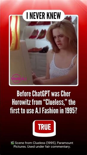Clueless (1995): The First Digital Stylist? | WoW A.I