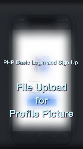 File Upload for Profile Picture using PHP #devtok #webdeveloper #php #programming #coding #ror