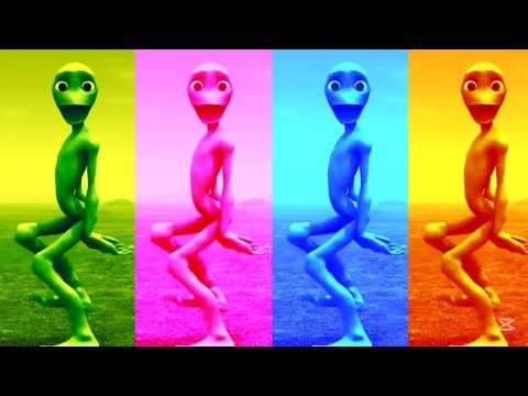 Green Alien Dance Challenge 👽 Funny Alien Dance Animation (2026)