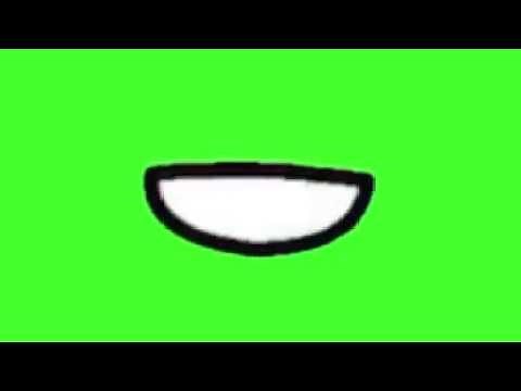 Gacha Mouth Green Screen Animation #3 Free to use! (Smile w/ Teeth)