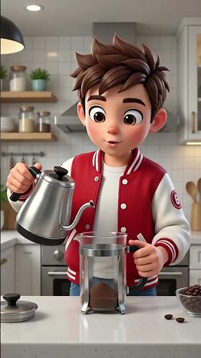 How to Make French Press Coffee#filtercoffee #espressoyourself #animation #baristaskills