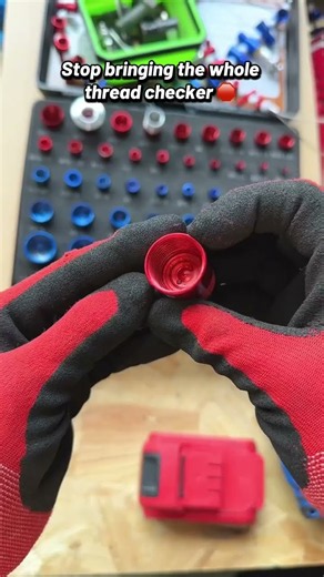 Traditional thread gauges are too bulky for tight engine spaces?