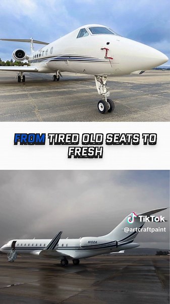 🔥 Go from tired to inspired with ArtCraft Paint's stunning aircraft interior makeovers – luxury flight vibes guaranteed! ✈️✨ #ArtCraftPaint #AircraftInterior #LuxuryTravel #PlaneUpgrade #ComfortFirst #TravelInStyle #FlyBetter #AviationLovers