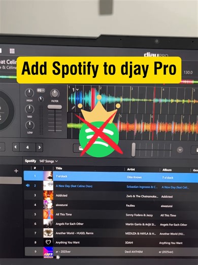 How to Add Spotify to djay Pro? Do this 👉🎧 #dj #djtips #spotify #djaypro #techhacks