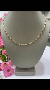 Gorgeous 14k Yellow Gold Lab Created Diamond Set. Over 9 carats combined in in this bracelet and necklace set | J'Adore Boutique