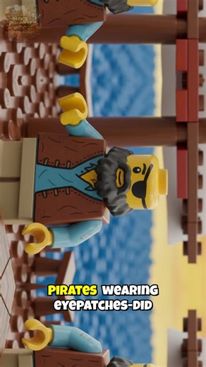 Discover the surprising truth behind the iconic pirate eyepatch! Contrary to popular belief, it wasn't just for covering injuries. Pirates cleverly used eyepatches to maintain night vision, allowing them to quickly adapt from the bright sunlight above deck to the dimly lit world below. This simple yet brilliant tactic gave them an unexpected edge. Dive into this fascinating bit of history and see pirates in a whole new light! #lego #pirates #eyepatch #history