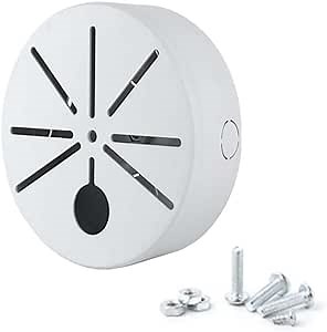 2.5" Camera Base Junction Outlet Box, Extension Camera Wall Bracket Thickened Hemisphere Adapter Base Hidden Line Camera Mount Support Ceiling Hoisting for Dome CCTV Security Cameras