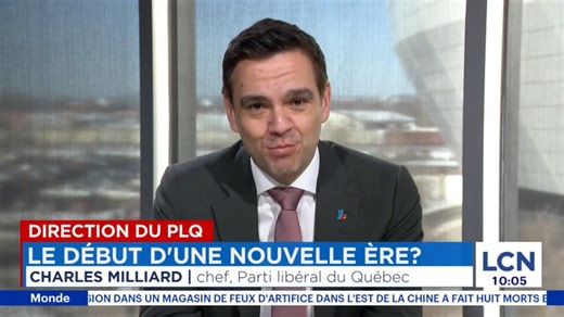Nouveau chef au PLQ: «Ça va se passer à ma façon», promet Charles Milliard