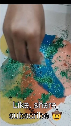 DIY 5-Color Rainbow Slime! 🌈 (Satisfying Tutorial)