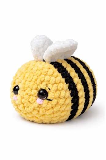 Handmade Mini Bee Plushie | Collectible Soft Toy - Etsy