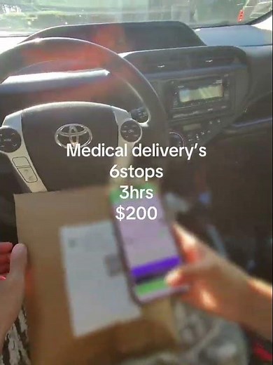 Make 200$ in 3hr as a Medical Courier in 2026 #shorts
