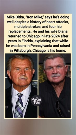 Mike Ditka's Chicago home: resilient after health battles #mikeditka #shorts