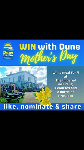 Head over to Our Facebook page ‘ Dune radio ‘ to enter 😎 Good Luck!!! 🥳❤️❤️ #mothersday #merseyside #love #local #liverpool