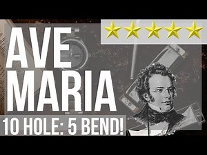 How to play Ave Maria by Franz Schubert on Diatonic Harmonica 10 Holes (Tutorial)