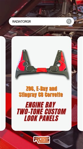 Ready to make your C8 Corvette's engine bay truly unforgettable? Our Two-Tone Engine Bay Panel Kit for your Z06, E-Ray, or Stingray is the ultimate upgrade! Handcrafted in the USA, these 3 custom-painted pieces offer factory-correct color matching with a unique two-tone inset design that lets you pull your interior or wheel colors into your engine bay. Plus, it's a simple, bolt-on, tool-free installation! Elevate your car's look and get ready to stand out. 🛒 Shop the C8 Two-Tone Engine Bay Kit 