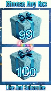 choose best one 99 vs 100 gift 🎁 box #gift #giftbox #giftee #customizegifts #giftsidea #like #bts