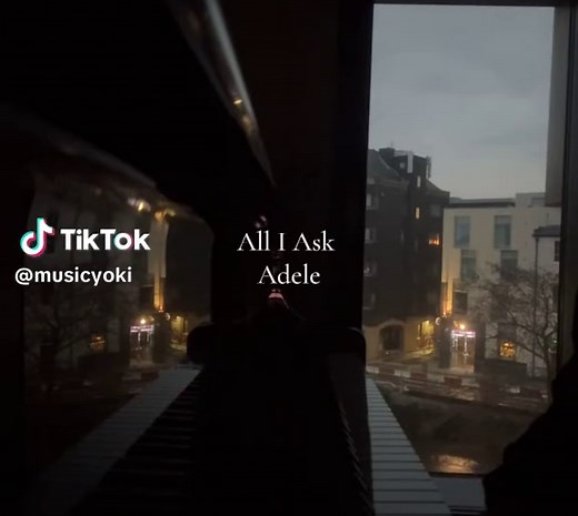 Adele Piano Cover: All I Ask Performance
