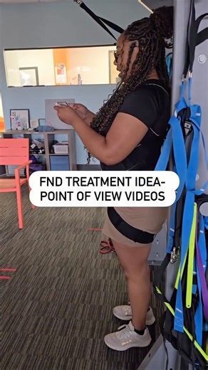Dr. Julie Hershberg on Instagram: "FND Treatment Idea - POV Video! In this video you can see a client with functional gait disorder running for the first time! What tool is she using? A video of her PTs feet running! ⁃Her PT filmed her own feet running from a point of video video - filming her feet moving ⁃The client is watching her PT’s feet as if they are her own! Why does this work? ⁃Mirror neurons! Her brain is watching normal movement patterns and perceiving them as their own. How can else 