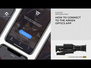 How to connect to the Arken Optics App