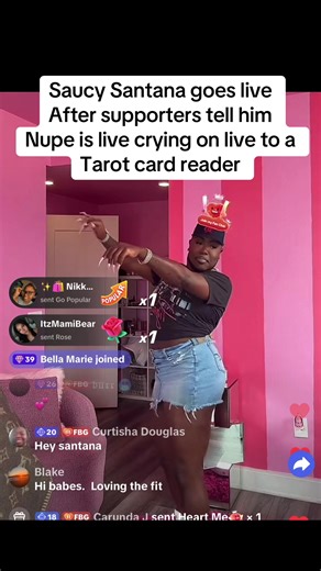 Saucy Santana's Live Moment with Nupe