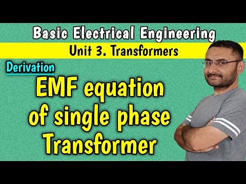 EMF equation of Single Phase Transformer derivation (Derivation of EMF equation for Transformer) BEE