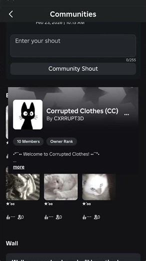 Cute cat banner!! 🤍💿 #roblox #banner #aesthetic #group #fyp