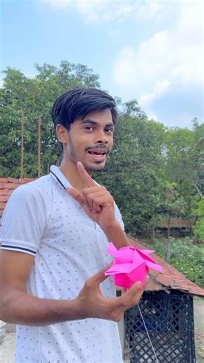 Make a Spinning Paper Balloon at Home 😳