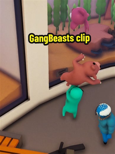 an average GangBeasts clip 😂 #gangbeastsmoments #gangbeastsfunny #gangbeastsclip #gangbeaststok #gangbeasts