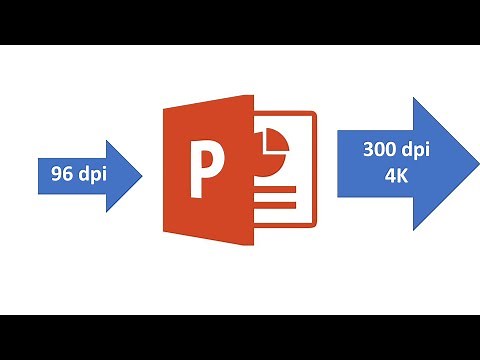 How to export high resolution images (300 dpi) from Powerpoint - كيف تحصل علي صور عالية الجوده