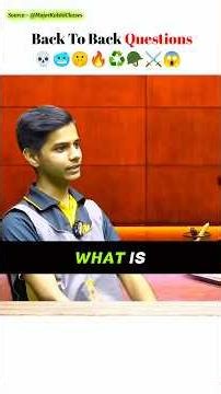 ChatGPT Must Be Jealous Of Him 🥶🤫🔥👨‍✈️ Back To Back Questions | Upsc Interview
