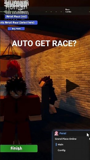 [GPO] Grand Piece Online Auto Get Race OP😲 #roblox #robloxscript #shorts #grandpieceonline #gpo
