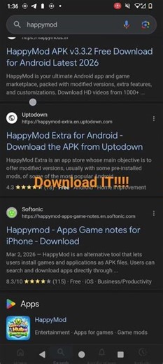 how to download happymod (in 2026 for android) play mods FREE!!!!!