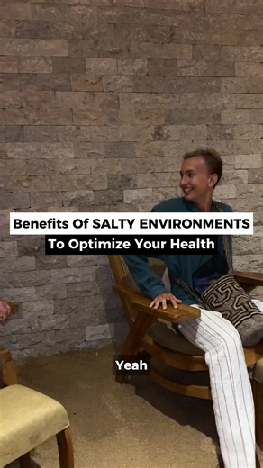 What's the big deal about a salt room? 🧂 Garrylineham Connected Page explains to Alex why sitting in a salt-filled environment—known as Halotherapy—is a powerful form of passive healing. He dives into how simply breathing in the salt helps multiple parts of your body, from clearing your respiratory system to supporting cellular health. I t's an easy, non-invasive way to let your environment do the work of cleansing and supporting your health. Have you tried a salt room? Let us know about your e