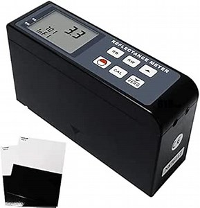 Reflectance Meter Light Reflectivity Transparency Tester Reflectivity Measurement Instrument with Measuring Range 0 to 100 Resolution 0.1 For Coatings Pigments Inks Plastics Printing Dyeing,Etc