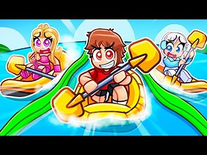 I Spent $100,000 In Roblox Kayak Simulator With MY CRAZY FAN GIRLS...