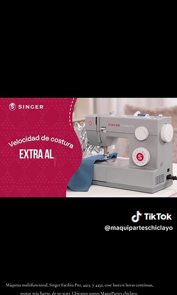 Máquina Multifuncional Singer Facilita Pro: Eficiencia en Costura