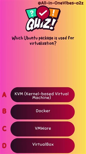 Which Ubuntu package is used for virtualization?