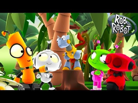 Robot Dinosaur| Rob the Robot & Friends - Funny Kids TV