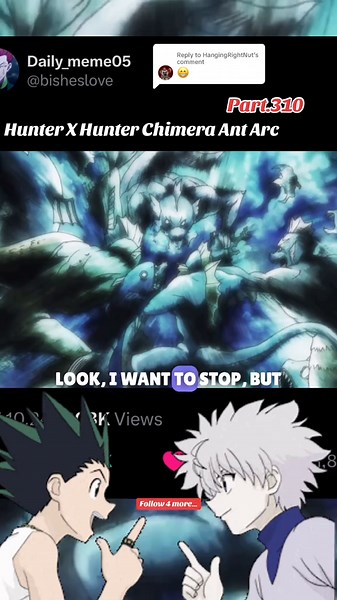 Killua's Strategic Strike on Chimera Ant Sniper